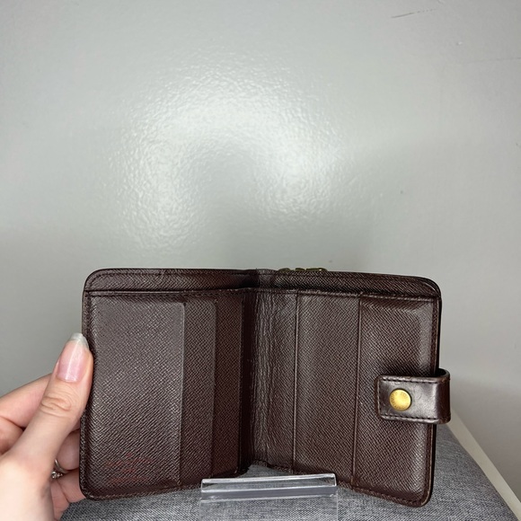 🔥Louis Vuitton Unisex Damier Ebony Bifold Zippy Wallet Pristine Condition. - Picture 4 of 14